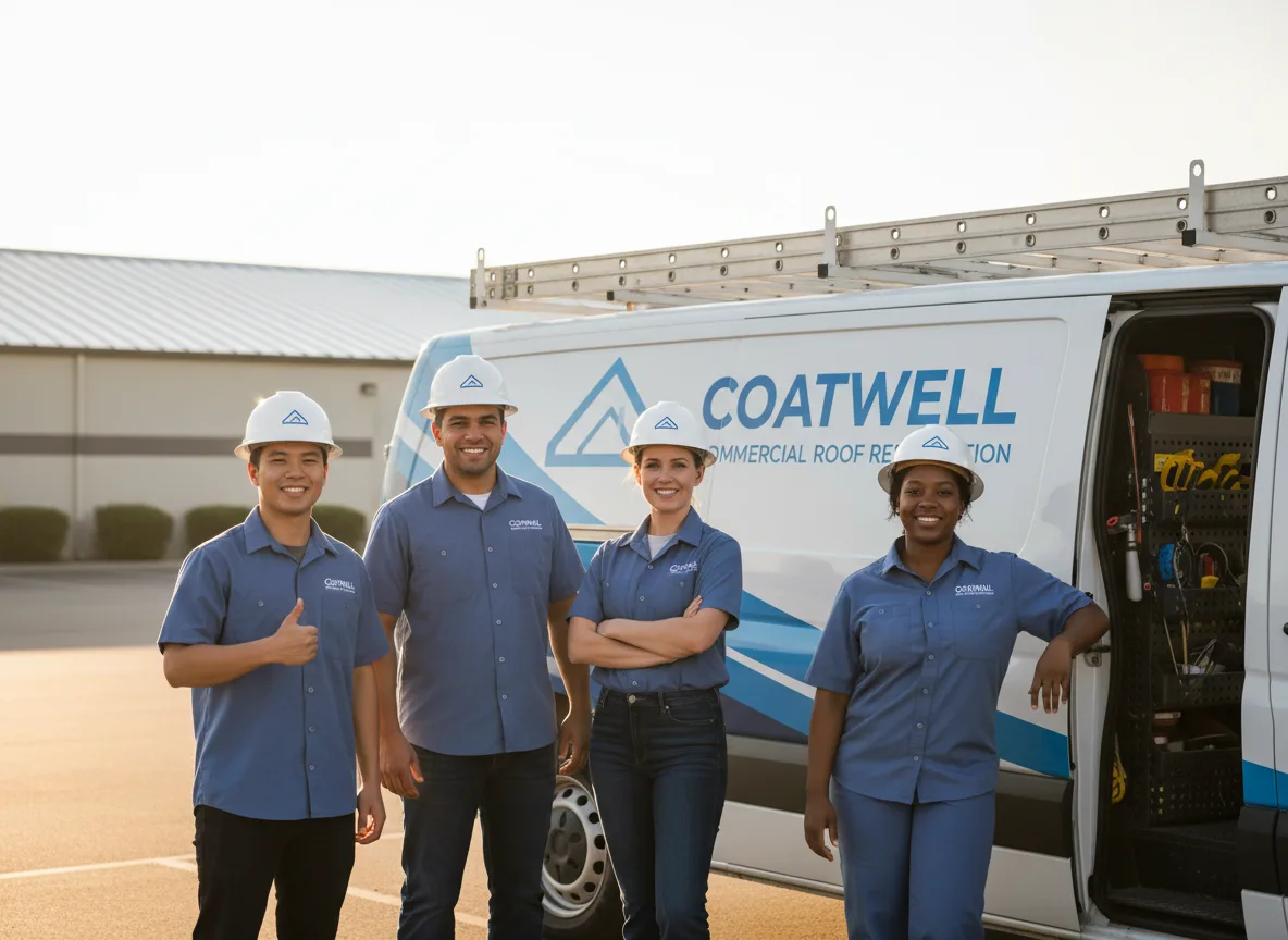 Commercial roof coating company in Garvin, OK